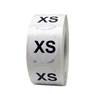 x120 "Thank you" BLACK sticker shipping supplies